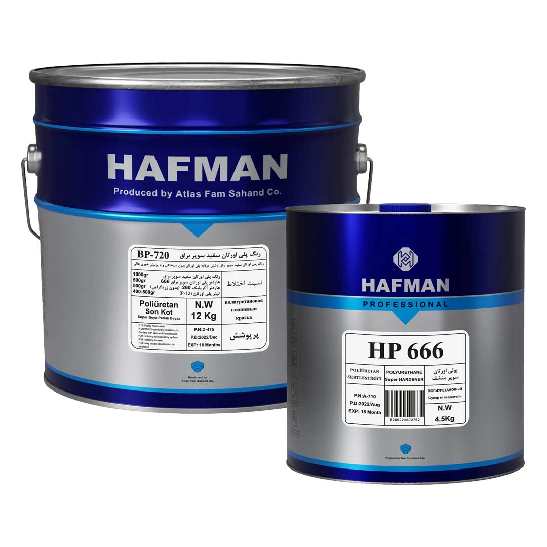 White Glossy Polyurethane Paint BP-720 (Super)